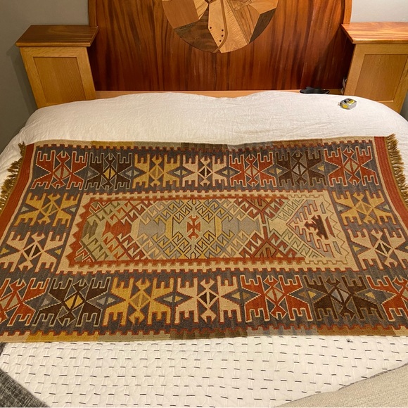 Pottery Barn Multicolor Geometric Rug - Picture 2 of 3